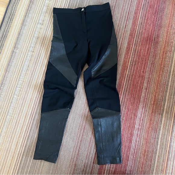 GIVENCHY Leather-Accented Straight Legged Pants - Picture 9 of 13